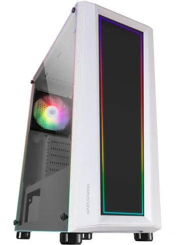 Mars Gaming MC-ART FRGB Cristal Templado USB 3.0 Blanca