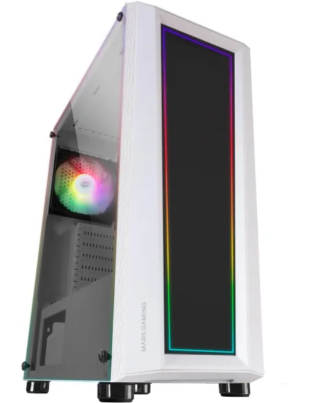 Mars Gaming MC-ART FRGB Cristal Templado USB 3.0 Blanca