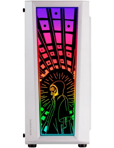 Mars Gaming MC-ART FRGB Cristal Templado USB 3.0 Blanca