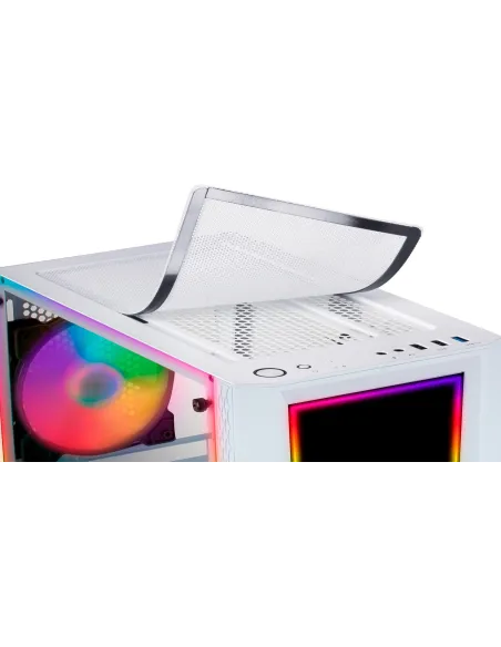 Mars Gaming MC-ART FRGB Cristal Templado USB 3.0 Blanca