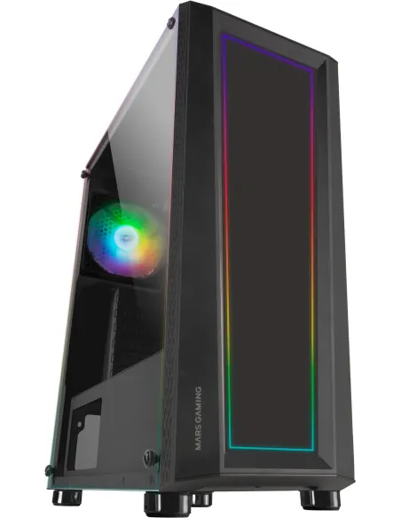 Mars Gaming MC-ART FRGB Cristal Templado USB 3.0 Negra