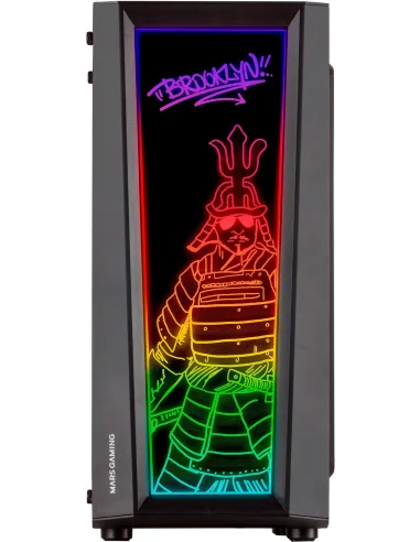 Mars Gaming MC-ART FRGB Cristal Templado USB 3.0 Negra