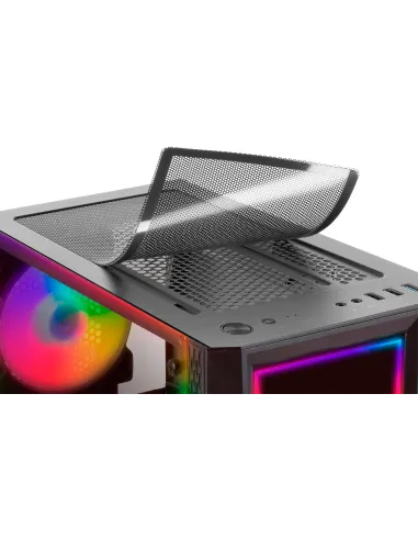 Mars Gaming MC-ART FRGB Cristal Templado USB 3.0 Negra