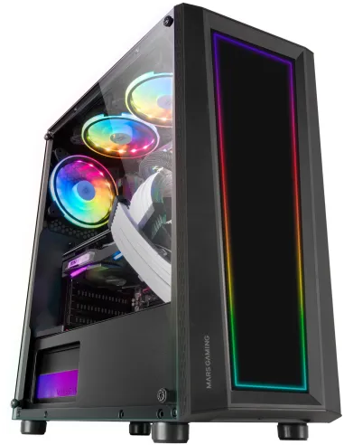 Mars Gaming MC-ART FRGB Cristal Templado USB 3.0 Negra