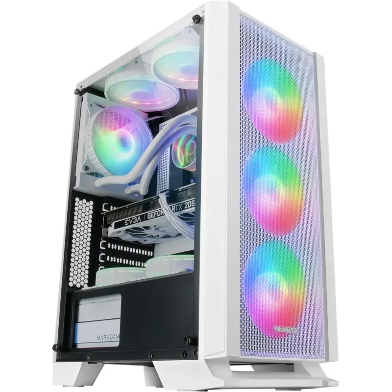 Mars Gaming MC-C Cristal Templado USB 3.0 Blanco