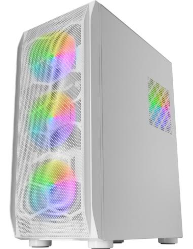 Mars Gaming MC-KX ARGB Cristal Templado USB 3.0 Blanca