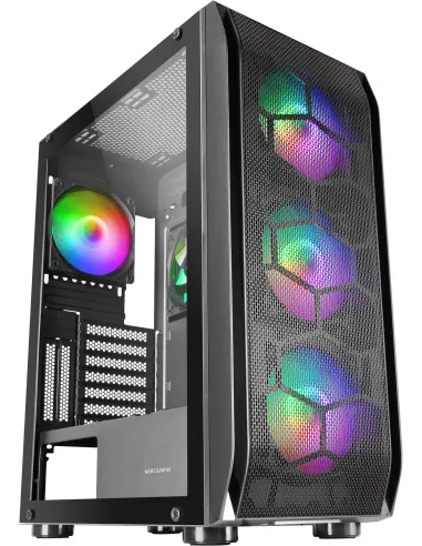 Mars Gaming MC-KX ARGB Cristal Templado USB 3.0 Negra