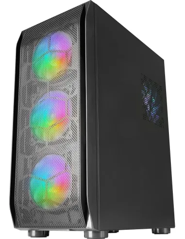 Mars Gaming MC-KX ARGB Cristal Templado USB 3.0 Negra