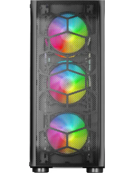 Mars Gaming MC-KX ARGB Cristal Templado USB 3.0 Negra