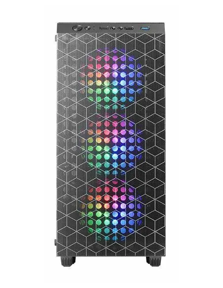 Mars Gaming MC-MAG Semitorre ATX Cristal Templado 3 Ventiladores FRGB USB 3.0 Negra