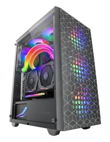 Mars Gaming MC-MAG Semitorre ATX Cristal Templado 3 Ventiladores FRGB USB 3.0 Negra