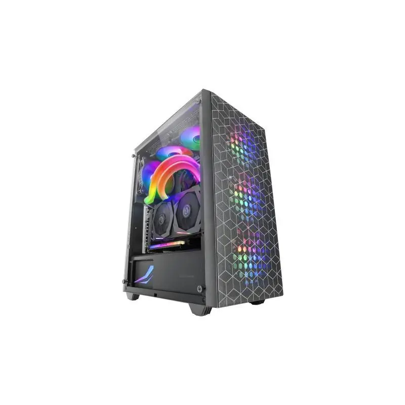 Mars Gaming MC-MAG Semitorre ATX Cristal Templado 3 Ventiladores FRGB USB 3.0 Negra