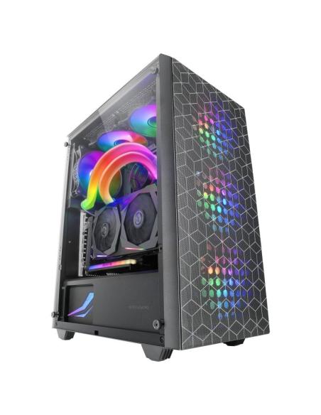 Mars Gaming MC-MAG Semitorre ATX Cristal Templado 3 Ventiladores FRGB USB 3.0 Negra