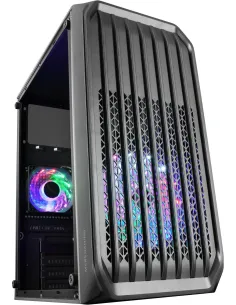 Mars Gaming MC-S2 Mini Torre Micro-ATX FRGB USB 3.0 con Ventana Negro