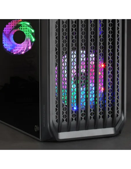 Mars Gaming MC-S2 Mini Torre Micro-ATX FRGB USB 3.0 con Ventana Negro