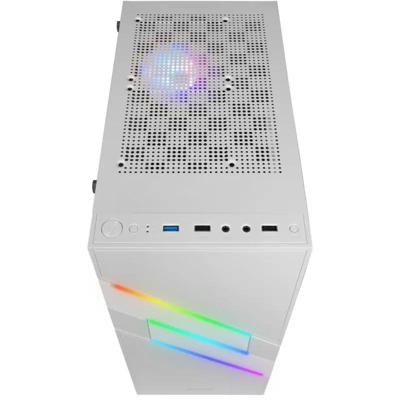 Mars Gaming MC-U3 Cristal Templado ARGB USB 3.0 Blanca