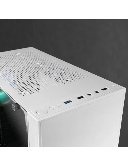 Mars Gaming MC-U3 Cristal Templado ARGB USB 3.0 Blanca