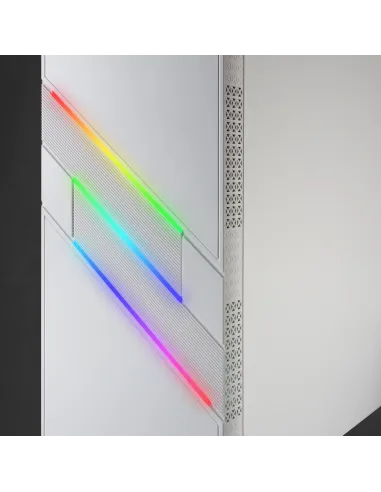 Mars Gaming MC-U3 Cristal Templado ARGB USB 3.0 Blanca