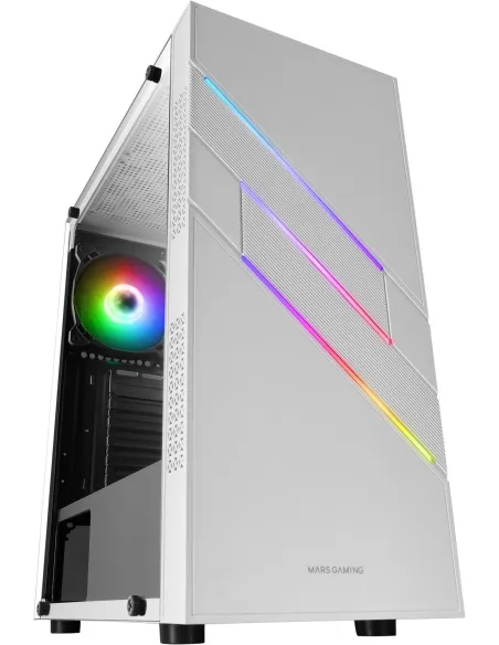 Mars Gaming MC-U3 Cristal Templado ARGB USB 3.0 Blanca