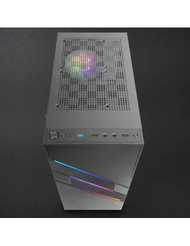 Mars Gaming MC-U3 Cristal Templado ARGB USB 3.0 Negra