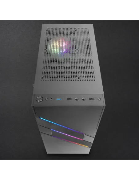 Mars Gaming MC-U3 Cristal Templado ARGB USB 3.0 Negra