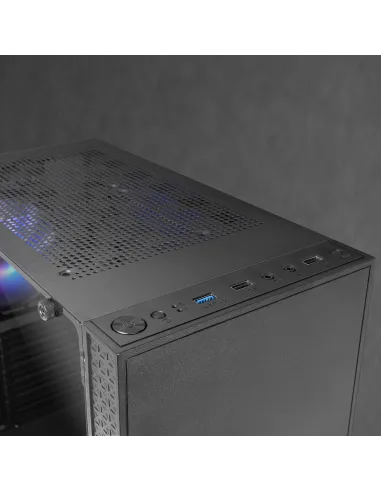 Mars Gaming MC-U3 Cristal Templado ARGB USB 3.0 Negra