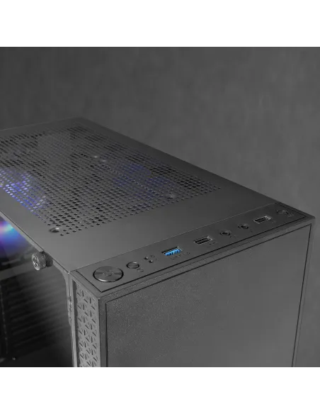 Mars Gaming MC-U3 Cristal Templado ARGB USB 3.0 Negra