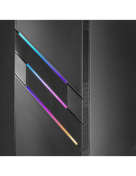 Mars Gaming MC-U3 Cristal Templado ARGB USB 3.0 Negra