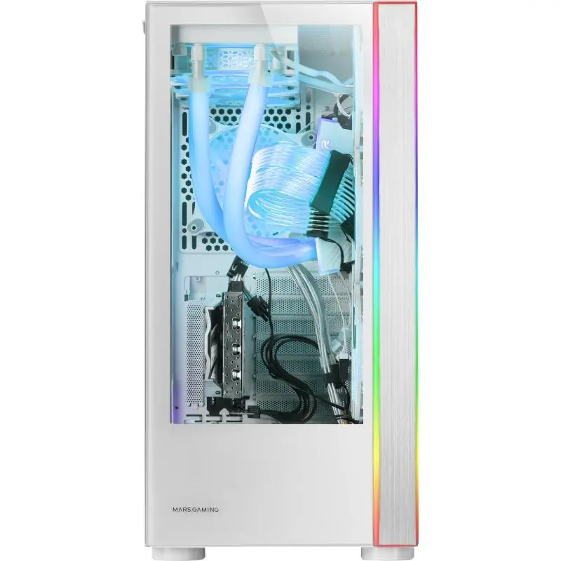 Mars Gaming MC-Ultra Torre Custom XXL Cristal Templado USB 3.0 ARGB Blanca