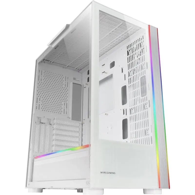 Mars Gaming MC-Ultra Torre Custom XXL Cristal Templado USB 3.0 ARGB Blanca