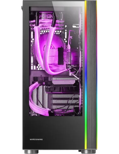Mars Gaming MC-Ultra Torre Custom XXL Cristal Templado USB 3.0 ARGB Negra