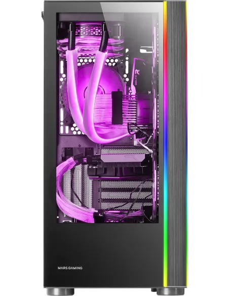 Mars Gaming MC-Ultra Torre Custom XXL Cristal Templado USB 3.0 ARGB Negra