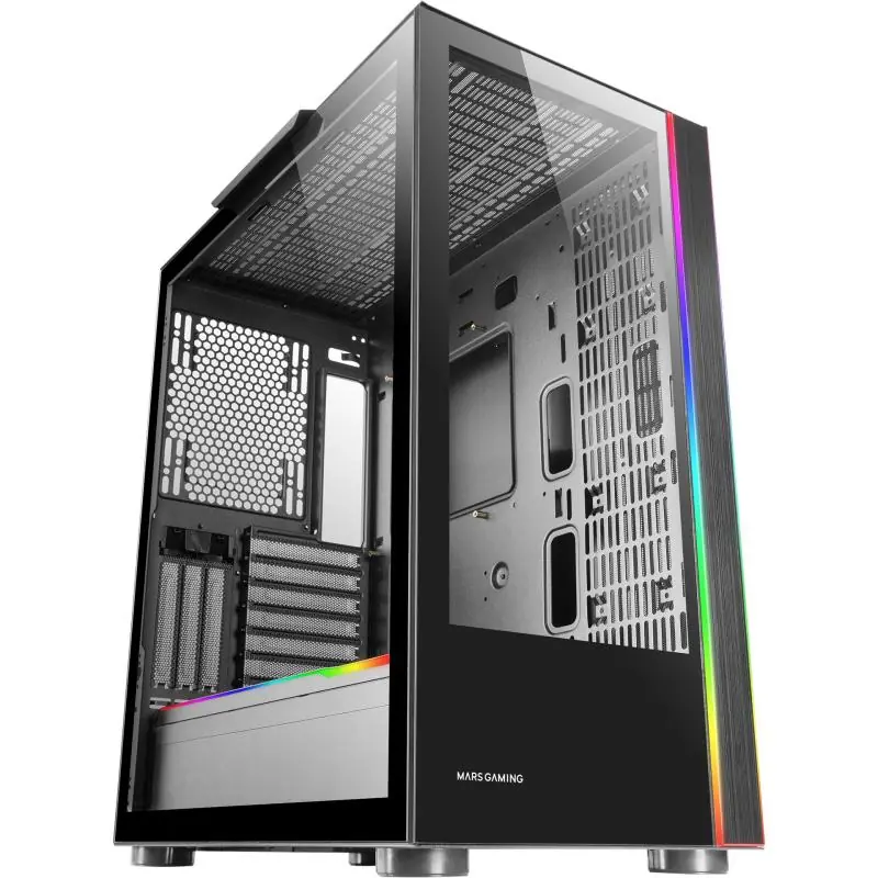 Mars Gaming MC-Ultra Torre Custom XXL Cristal Templado USB 3.0 ARGB Negra