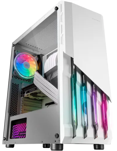 Mars Gaming MC-X2 FRGB USB 3.0 Blanca con Ventana