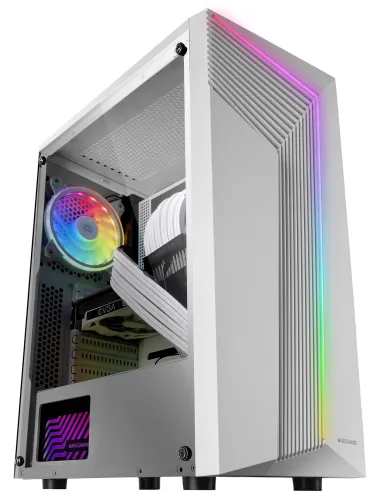 Mars Gaming MC-X7 ARGB USB 3.0 Blanca con Ventana