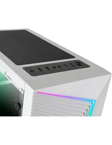 Mars Gaming MC-X7 ARGB USB 3.0 Blanca con Ventana