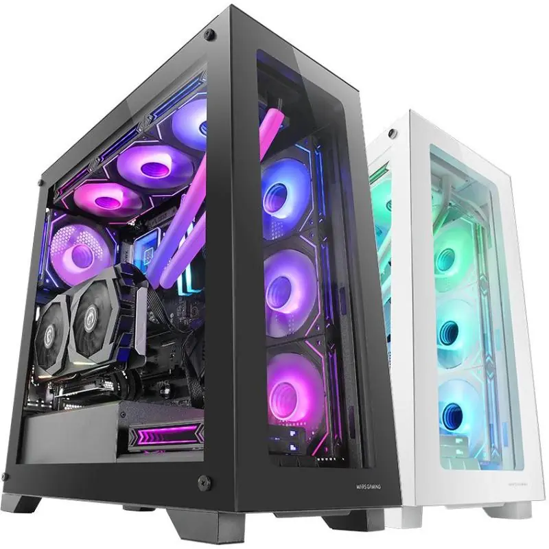 Mars Gaming MC-XP Torre Custom Doble Cristal Templado USB 3.0 Negra