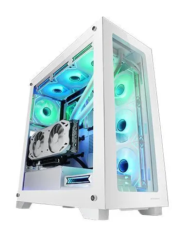 Mars Gaming MC-XP Torre Custom Doble Cristal Templado USB 3.0 Blanca