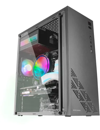 Mars Gaming MC100 Cristal Acrílico USB 3.0 FRGB Negro