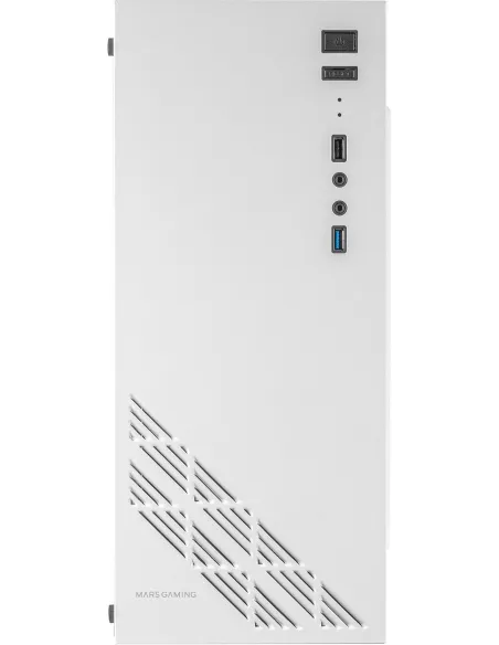 Mars Gaming MC100W Cristal Acrílico USB 3.0 FRGB Blanco