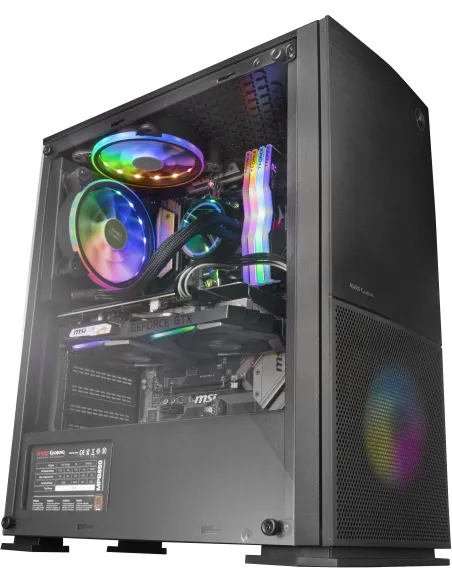 Mars Gaming MC220 FRGB USB 3.0 con Ventana Negra