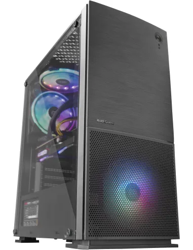 Mars Gaming MC220 FRGB USB 3.0 con Ventana Negra