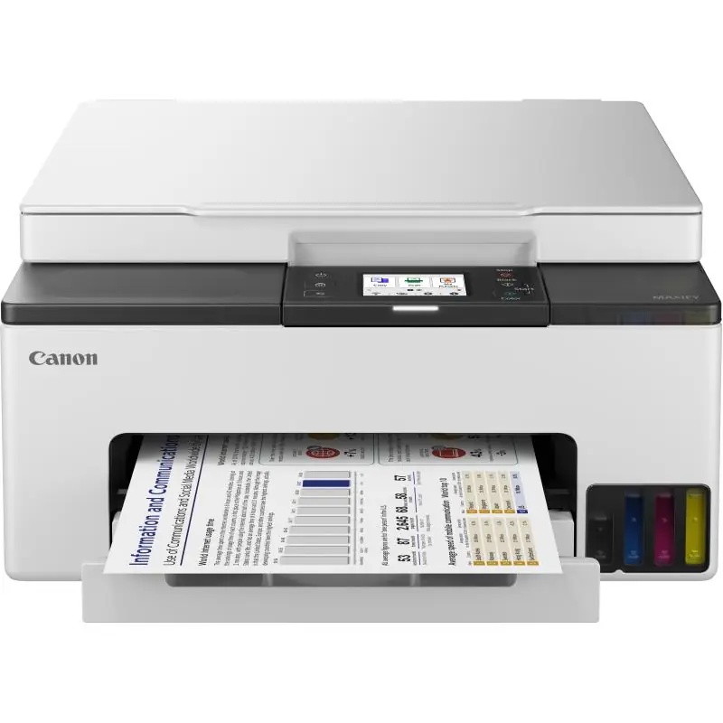 Canon Maxify GX1050 Impresora de Tinta Multifunción Color WiFi Blanca