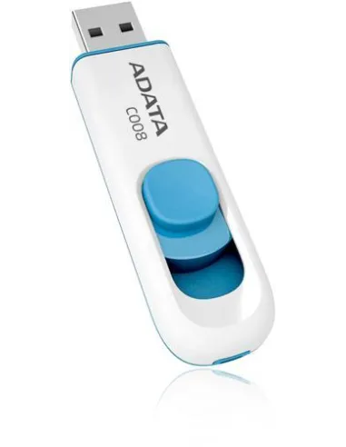 Adata C008 32GB USB 2.0 Blanco/Azul
