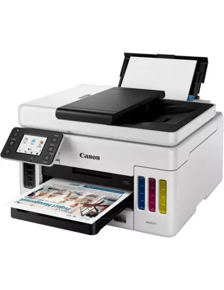 Canon Maxify GX6050 MegaTank Impresora de Tinta Multifunción Color WiFi Blanca