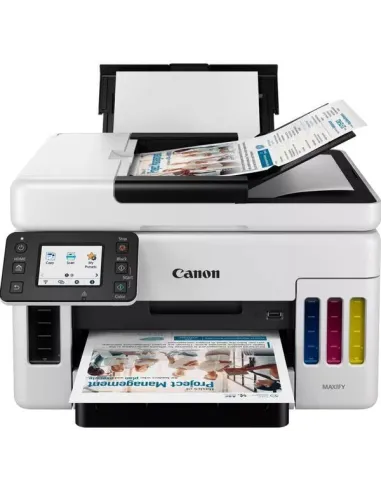 Canon Maxify GX6050 MegaTank Impresora de Tinta Multifunción Color WiFi Blanca