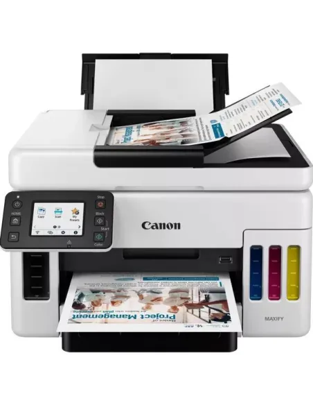 Canon Maxify GX6050 MegaTank Impresora de Tinta Multifunción Color WiFi Blanca