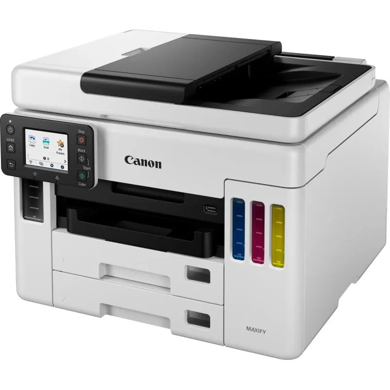 Canon Maxify GX7050 Impresora de Tinta Multifunción Color WiFi Blanca