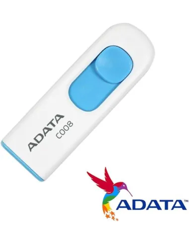 Adata C008 64GB USB 2.0 Blanco/Azul