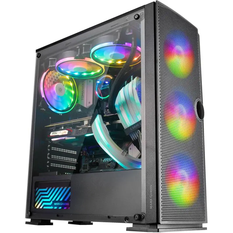 Mars Gaming MC320 USB 3.0 Negra con Ventana